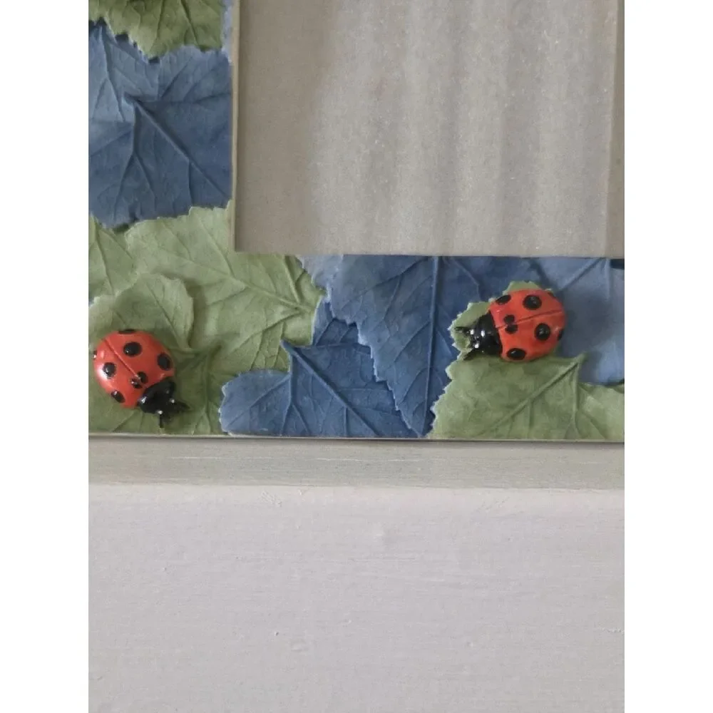 Ladybug Leaf Decorative Photo Frame -
